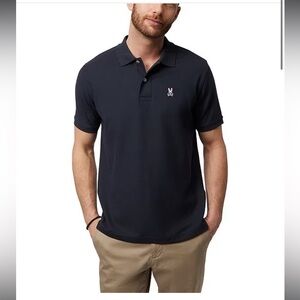 Psycho Bunny Classic Short Sleeve Solid Polo Shirt